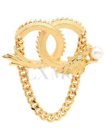 Dragon Brooch LUNAR NEW YEAR CC Logo Chanel