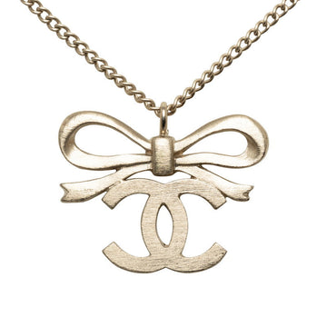 Top Quality Chanel   Ribbon Necklace in Silver Ladies