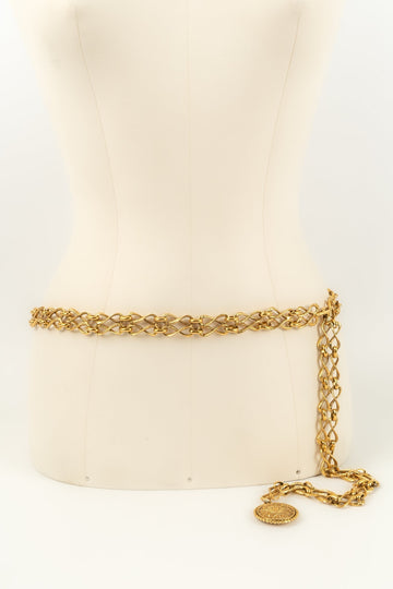 Ceinture dor?©e Top Quality Chanel 1980s