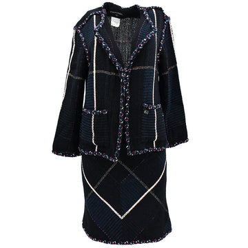 Top Quality Chanel Cruise 2007 tweed open-front jacket skirt suit #36 #40