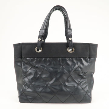 Top Quality Chanel Paris Biarritz MM Coated Canvas Leather Tote Bag A34209