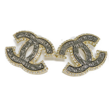 Top Quality Chanel Crystal Coco Mark Earrings