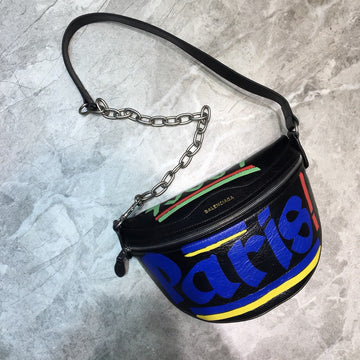 BLN-Ciaga Souvenir XS Belt Bag In Black, For Women,  Bags 9.5in/24Luxe Carry