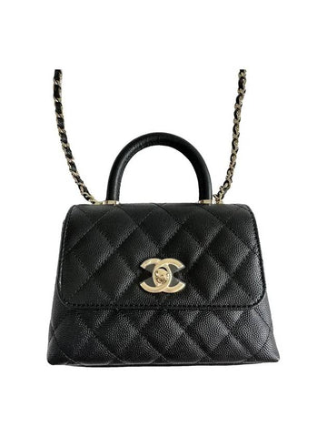 Coco Handle Mini Bag Black Chanel