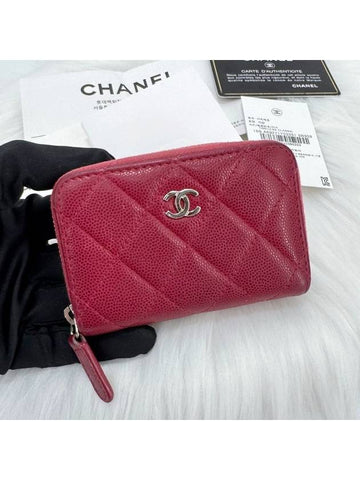 Caviar Classic Zipper Card Wallet A69271 Chanel