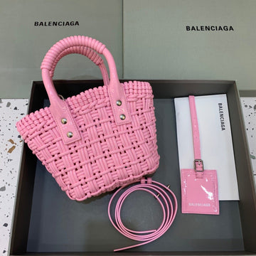 BLN-Ciaga Bistro XS Basket With Strap In Pink, For Women,  Bags 16.1in/41Luxe Carry
