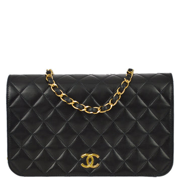 Top Quality Chanel 1997-1999 Lambskin Pushlock Small Full Flap Bag