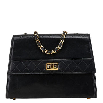 Top Quality Chanel Matelasse 2.55 Chain Shoulder Bag Black Gold