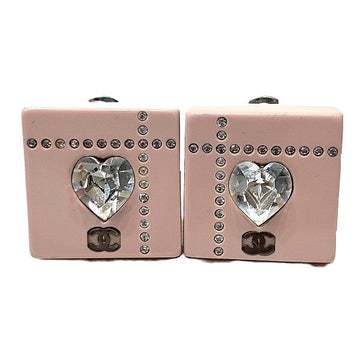 Top Quality Chanel Heart Rhinestone Earrings
