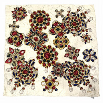 Top Quality Chanel Silk Jewelry Motif Scarf