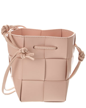 B V  - Cassette Mini Intrecciato Bucket Bag
