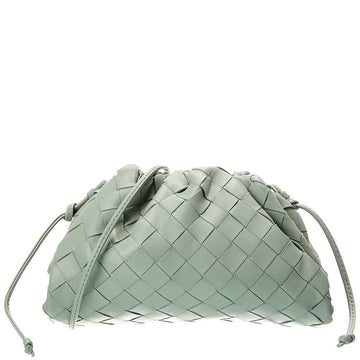 B V  - The Pouch Mini Intrecciato Leather Crossbody