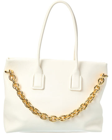 B V  - Chain Leather Tote
