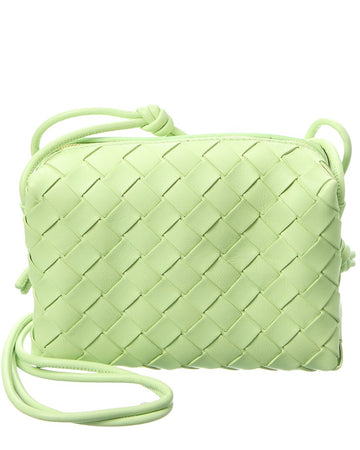 B V  - Luxe Carryop Mini Intrecciato Leather Camera Bag