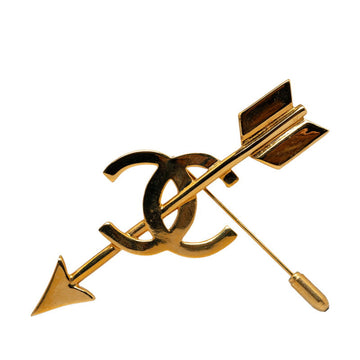 Top Quality Chanel   Cocomark Arrow Arrow Motif Brochure Gold Makeup  CHANEL