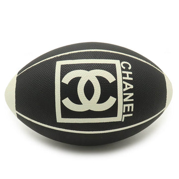 Top Quality Chanel Rugby Ball Sports Line Black White
