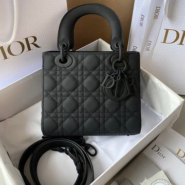 SMALL LADY 20 MY ABC ALL BLACK LAMBSKIN By Luxe Carry