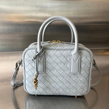 BV GETAWAY SMALL 23CM GREY LAMBSKIN Luxe Carry Bags