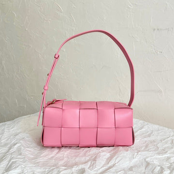 BV SMALL BRICK 24CM PINK LAMBSKIN Luxe Carry