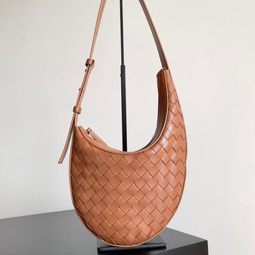 BV SMALL DROP 32CM BROWN LAMBSKIN Luxe Carry