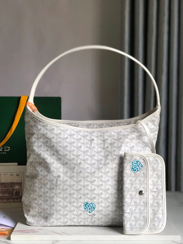 HOBO BOHEME 42CM WHITE CANVAS by Luxe Carry