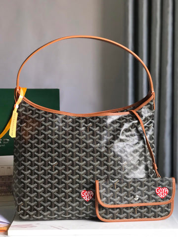 HOBO BOHEME 42CM BLACK AND TAN CANVAS Luxe Carry