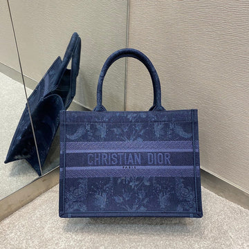 SMALL BOOK TOTE BAG 36 BLUE Luxe Carry Bags