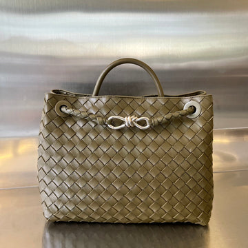 BV MEDIUM ANDIAMO 32CM OLIVE LAMBSKIN by Luxe Carry
