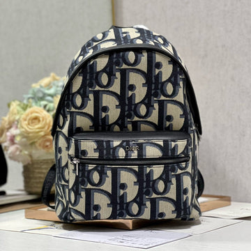 RIDER BACKPACK WHITE OBLIQUE JACQUARD Luxe Carry