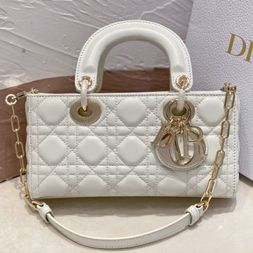 MICRO LADY D-JOY 16.5 WHITE LAMBSKIN By Luxe Carry