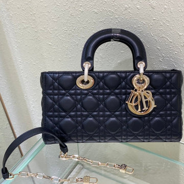 MEDIUM LADY D-JOY 26 BLACK LAMBSKIN By Luxe Carry