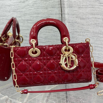 SMALL LADY D-JOY 22 RED PATENT CALFSKIN By Luxe Carry