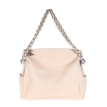 Top Quality Chanel Beige Lambskin Ultimate Soft Hobo