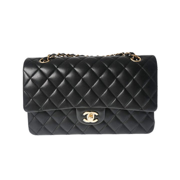 Top Quality Chanel Top Quality Chanel Mattress W Flap Chain Shelter 25cm Black Gold Tools A01112 Lady Ramskin Shelter Bag Un