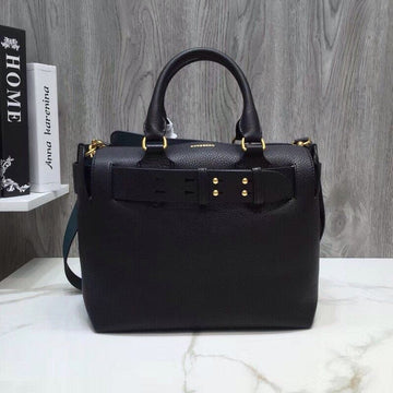 B-Berry - Luxe Carry  Small Triple Stud Belt Bag Black For Women, Bags 14in/36Luxe Carry