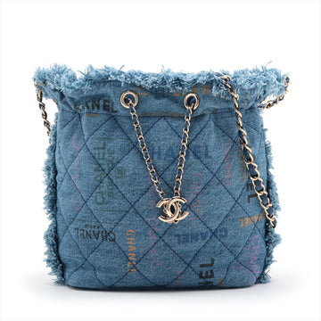 Top Quality Chanel Matrasse Denim Handle Shoulder Bag Blue G