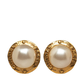Top Quality Chanel   Logo Earrings G Pearl  Chanel