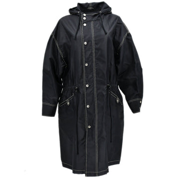 Top Quality Chanel Hooded Coat Black