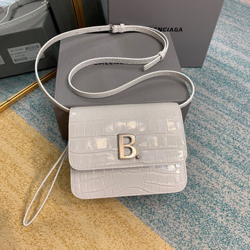 BLN-Ciaga Bolso Bandolera B In White, For Women,  Bags 7in/18Luxe Carry