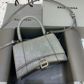 BLN-Ciaga Hourglass Small Handbag In Grey, For Women,  Bags 9in/23Luxe Carry