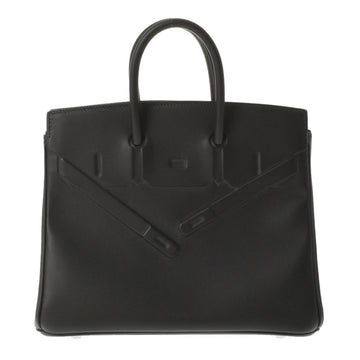 Hermes Shadow Birkin 25 Black Z Engraved (around 2021) Ladies Swift Handbag