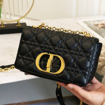 CARO MINI BAG 20 IN BLACK CALFSKIN By Luxe Carry