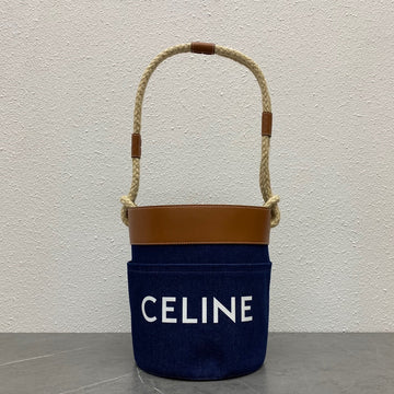 BUCKET CORDE 23 DENIM FABRIC NAVY BLUE Luxe Carry
