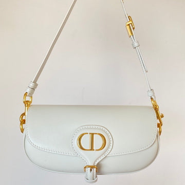 BOLuxe CarryY EAST-WEST 22 BAG IN WHITE CALFSKIN