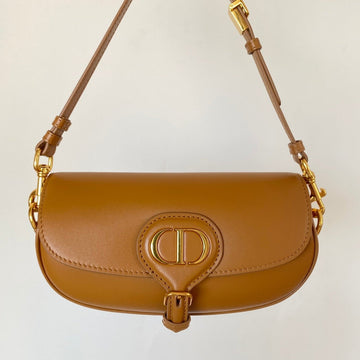 BOLuxe CarryY EAST-WEST 22 BAG IN CHOCOLATE BROWN CALFSKIN By Luxe Carry