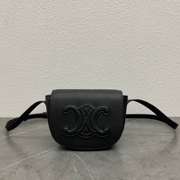 FOLCO CUIR TRIOMPHE 18 IN BLACK CALFSKIN by Luxe Carry