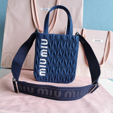 TOTE 18 BAG IN NAVY BLUE DENIM By Luxe Carry
