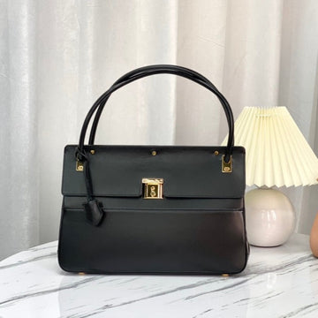 PARISIENNE 30 HANDBAG IN BLACK SMOOTH CALFSKIN Luxe Carry