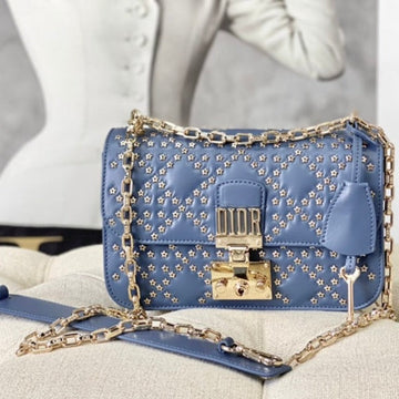 LIMITED BAG 21 IN SAPPHIRE BLUE LAMBSKIN By Luxe Carry