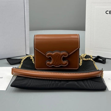 CUIR TRIPHOME 11 CINNAMON BROWN CALFSKIN by Luxe Carry